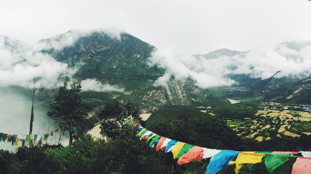 China prayer flags